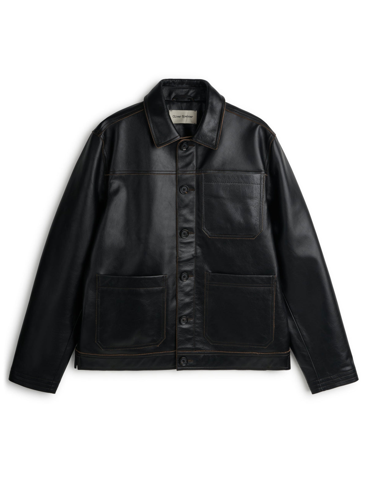 Leather Hardwick Jacket Black