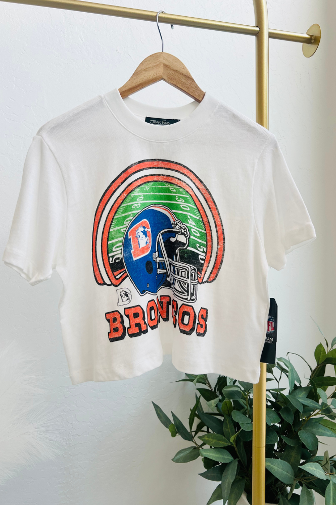 Broncos Vintage Crop Tee