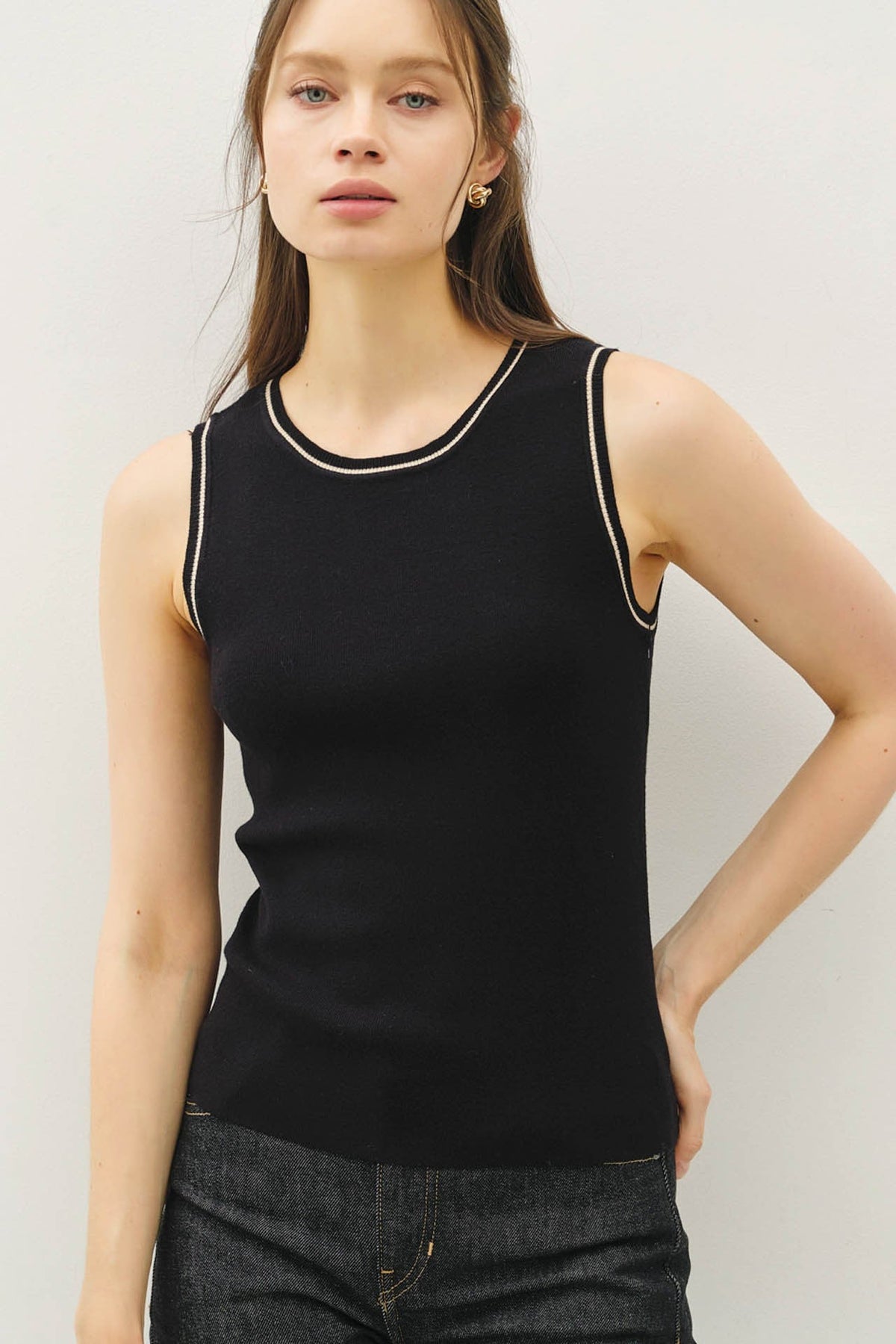 Cozy Charm Sweater Tank