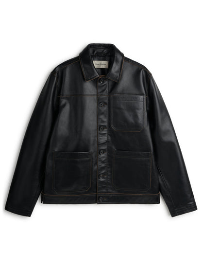 Leather Hardwick Jacket Black