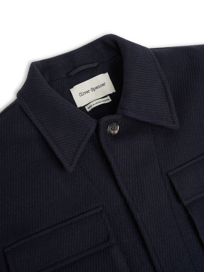 Heath Field Jacket Doughton Twill Navy