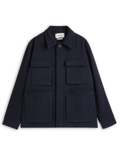 Heath Field Jacket Doughton Twill Navy