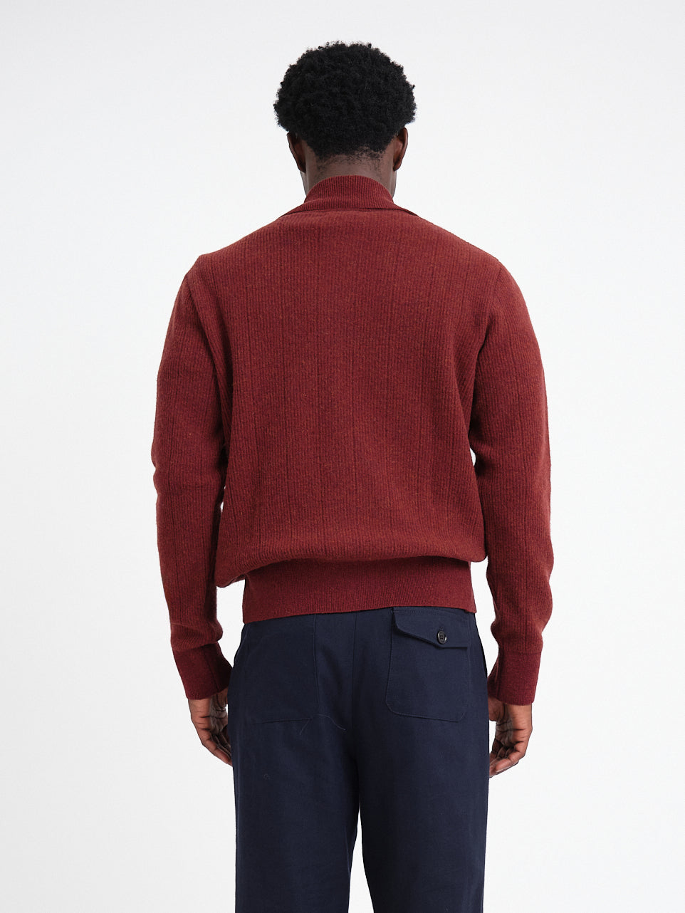 Britten Knitted Cardigan Overton Red