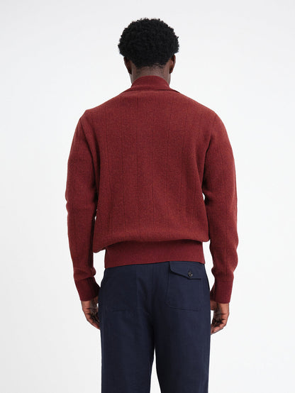 Britten Knitted Cardigan Overton Red