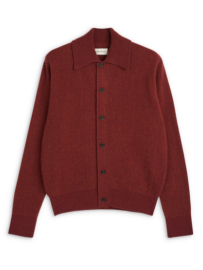 Britten Knitted Cardigan Overton Red
