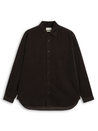 Atlanta Long Sleeve Shirt (Loose Fit) Mersey Cord Brown